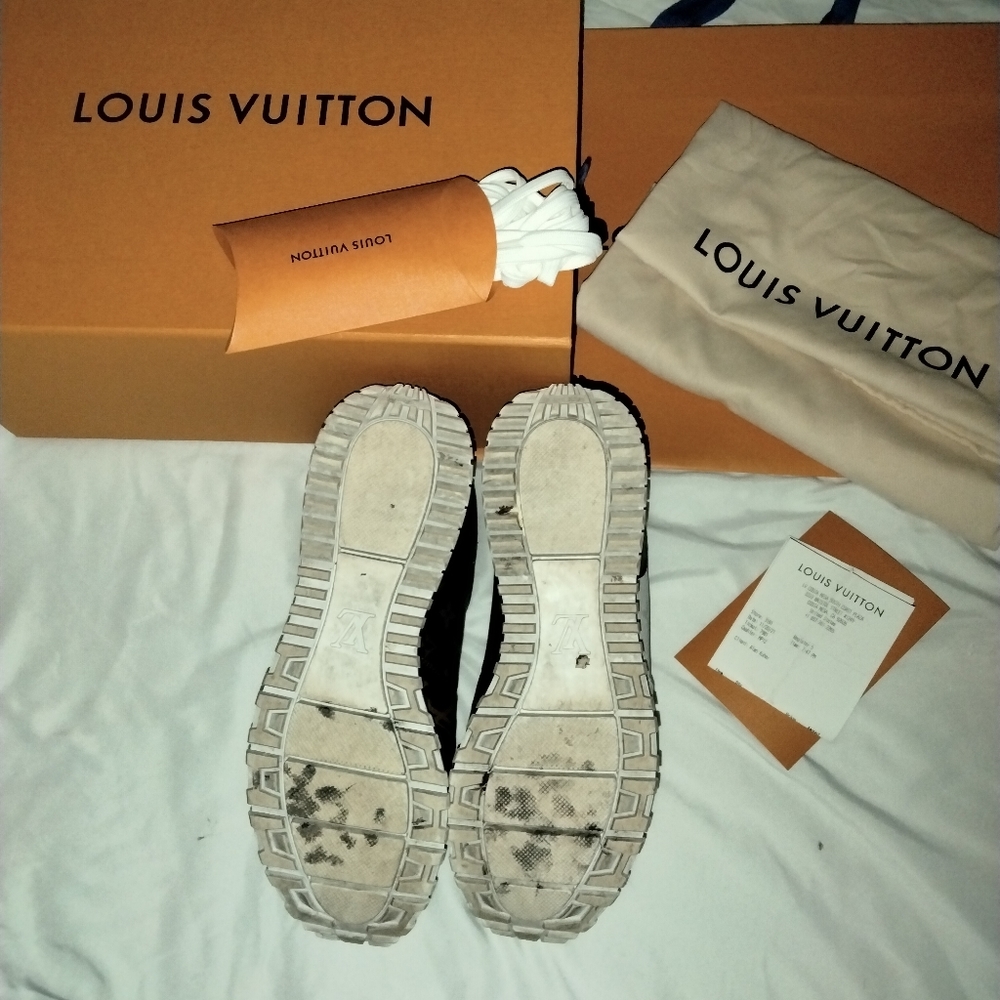 Louis Vuitton Shoes Tri Color Size 7.5 - Picture 2 of 5